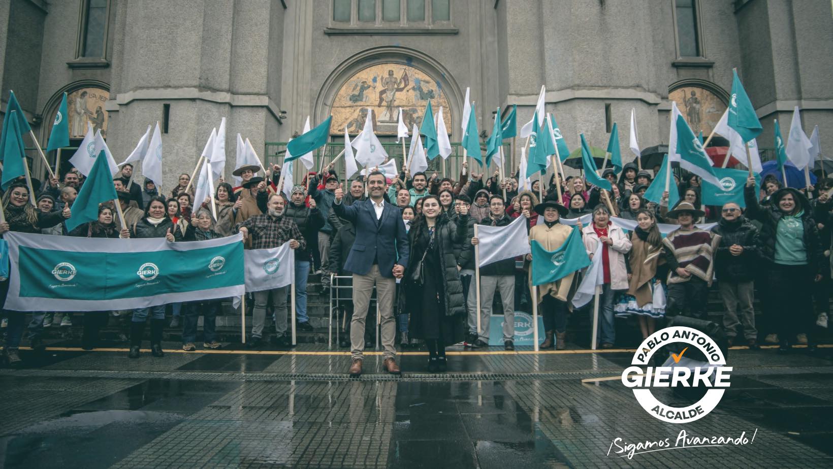 Portada de campaña de Pablo Antonio Gierke - Sigamos Avanzando